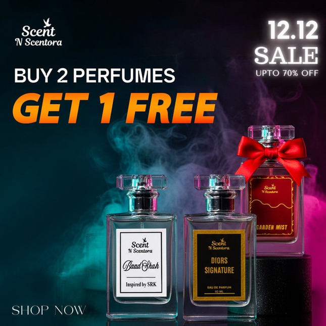 Hot Deal Buy 2 Perfumes & Get 1 Free! | Flat 50% Off