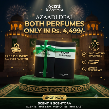 Azadi Sale Offer Any 2 Fragrance 4,499 | Choose Your Fragrance