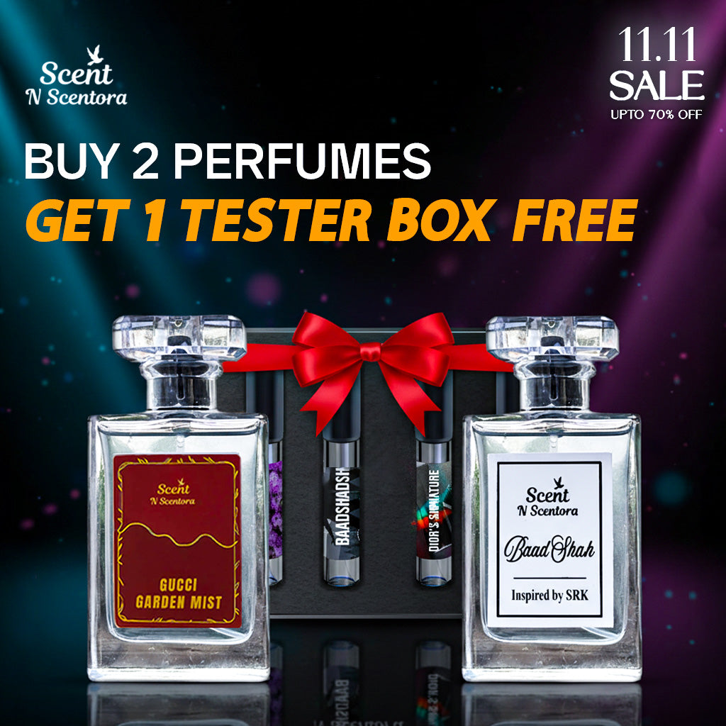 AURA COMBO PACK Buy 2 Perfumes & Get 1 Tester Box Free