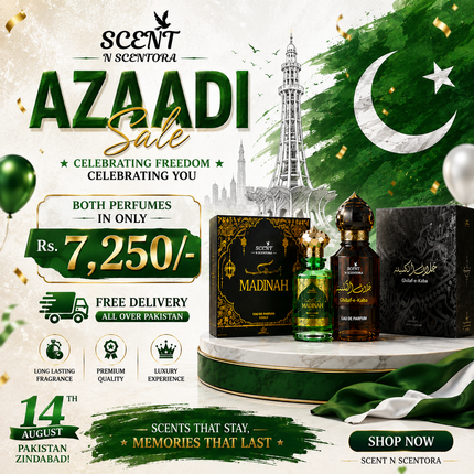 Azadi Sale Combo | Madinah & Ghilaf-e-Kaaba Perfume |