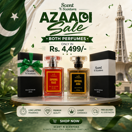 Azadi Sale Offer Any 2 Fragrance 4,499 | Choose Your Fragrance