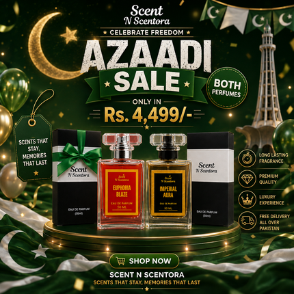 Azadi Sale Offer Any 2 Fragrance 4,499 | Choose Your Fragrance