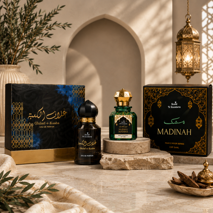 Azadi Sale Combo | Madinah & Ghilaf-e-Kaaba Perfume |