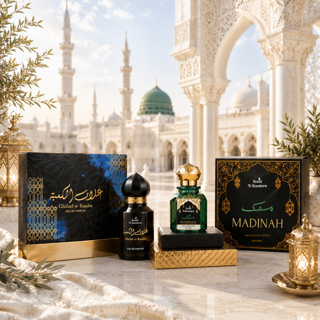 Azadi Sale Combo | Madinah & Ghilaf-e-Kaaba Perfume |