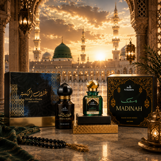 Azadi Sale Combo | Madinah & Ghilaf-e-Kaaba Perfume |