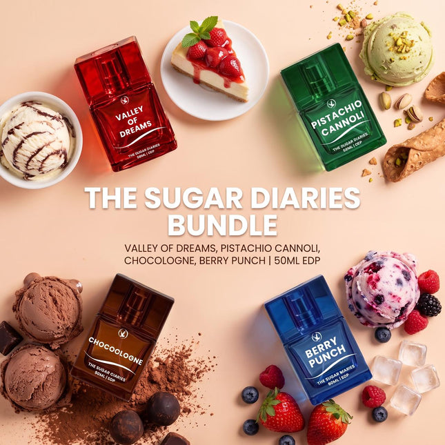 Scent n Scentora The Sugar Diaries Perfume Collection Bundle – 4 × 50ml