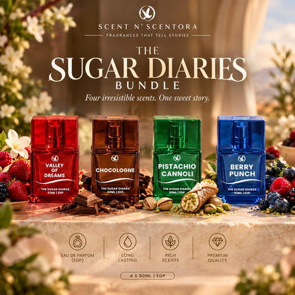Scent n Scentora The Sugar Diaries Perfume Collection Bundle – 4 × 50ml